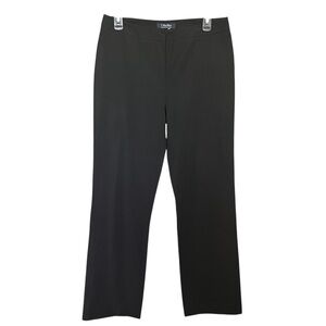 Max Mara ‘S Pants BLK SZ 10 Casual Straight Leg Classic Minimalist Luxury